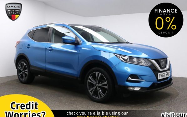 Used 2017 BLUE NISSAN QASHQAI Hatchback 1.5 N-CONNECTA DCI 5d 108 BHP (reg. 2017-09-30) for sale in Manchester