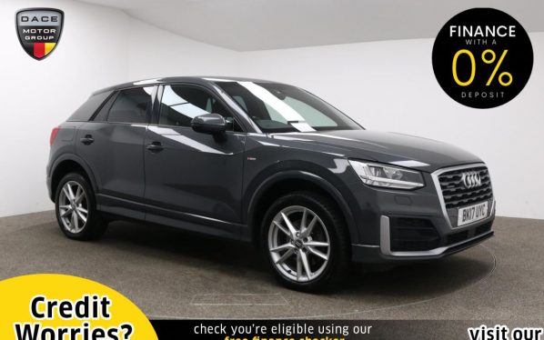 Used 2017 GREY AUDI Q2 Estate 2.0 TDI QUATTRO S LINE 5d AUTO 148 BHP (reg. 2017-03-28) for sale in Manchester