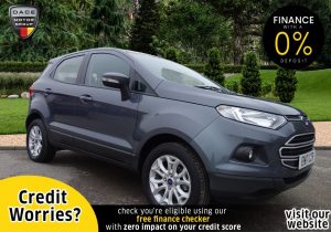 Used 2017 GREY FORD ECOSPORT Hatchback 1.5 ZETEC 5d 110 BHP (reg. 2017-06-30) for sale in Stockport