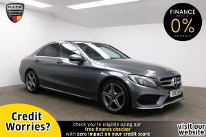 Used 2017 GREY MERCEDES-BENZ C-CLASS Saloon 2.1 C220 D AMG LINE 4d 170 BHP (reg. 2017-09-01) for sale in Manchester