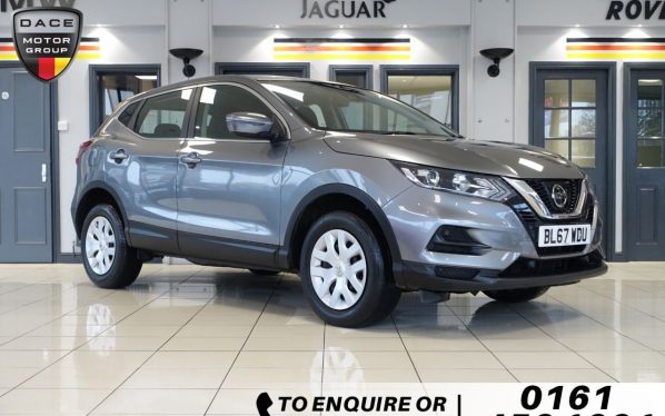 Used 2017 GREY NISSAN QASHQAI MPV 1.2 VISIA DIG-T 5d 113 BHP (reg. 2017-12-20) for sale in Wilmslow