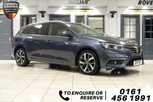 Used 2017 GREY RENAULT MEGANE Estate 1.5 DYNAMIQUE NAV DCI 5d AUTO 110 BHP (reg. 2017-08-18) for sale in Wilmslow