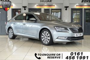 Used 2017 GREY SKODA SUPERB Hatchback 1.6 SE L EXECUTIVE TDI GREENLINE 5d 118 BHP (reg. 2017-04-24) for sale in Wilmslow