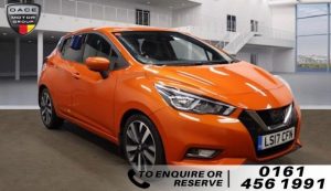 Used 2017 ORANGE NISSAN MICRA Hatchback 1.5 DCI TEKNA 5d 90 BHP (reg. 2017-03-20) for sale in Wilmslow