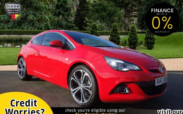 Used 2017 RED VAUXHALL ASTRA GTC Hatchback 1.6 LIMITED EDITION S/S 3d 197 BHP (reg. 2017-12-15) for sale in Stockport