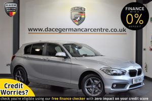 Used 2017 SILVER BMW 1 SERIES Hatchback 1.5 116D SE 5DR AUTO 114 BHP (reg. 2017-04-11) for sale in Altrincham