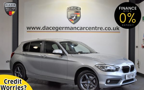 Used 2017 SILVER BMW 1 SERIES Hatchback 1.5 116D SE 5DR AUTO 114 BHP (reg. 2017-04-11) for sale in Altrincham