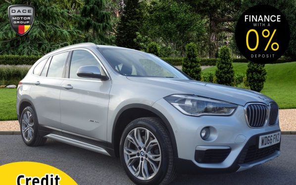 Used 2017 SILVER BMW X1 4x4 2.0 XDRIVE20D XLINE 5d AUTO 188 BHP (reg. 2017-01-05) for sale in Stockport