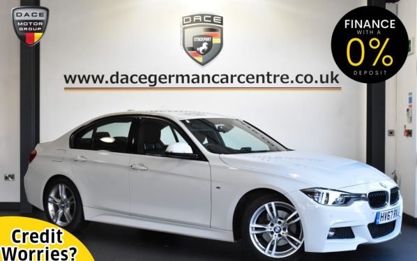 Used 2017 WHITE BMW 3 SERIES Saloon 3.0 330D M SPORT 4DR AUTO 255 BHP (reg. 2017-09-29) for sale in Altrincham