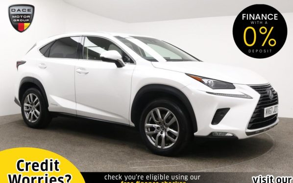 Used 2017 WHITE LEXUS NX Estate 2.5 300H LUXURY 5d 195 BHP (reg. 2017-12-18) for sale in Manchester