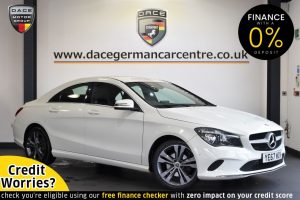 Used 2017 WHITE MERCEDES-BENZ CLA Coupe 2.1 CLA 200 D SPORT 4d 134 BHP (reg. 2017-11-14) for sale in Altrincham