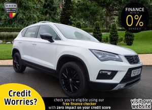 Used 2017 WHITE SEAT ATECA Hatchback 1.4 ECOTSI XCELLENCE 5d 148 BHP (reg. 2017-04-27) for sale in Stockport