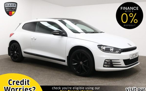Used 2017 WHITE VOLKSWAGEN SCIROCCO Coupe 2.0 GT BLACK EDITION TDI BMT 2d 150 BHP (reg. 2017-09-28) for sale in Manchester