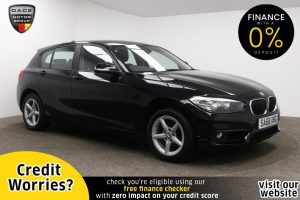 Used 2018 BLACK BMW 1 SERIES Hatchback 2.0 118D SE 5d 147 BHP (reg. 2018-09-28) for sale in Manchester