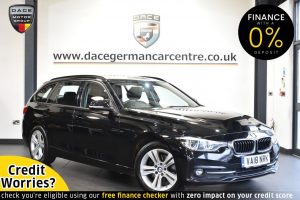 Used 2018 BLACK BMW 3 SERIES Estate 2.0 320D SPORT TOURING 5d 188 BHP (reg. 2018-07-26) for sale in Altrincham
