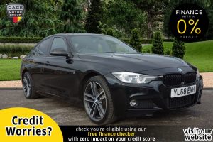 Used 2018 BLACK BMW 3 SERIES Saloon 2.0 320I XDRIVE M SPORT SHADOW EDITION 4d AUTO 181 BHP (reg. 2018-11-27) for sale in Stockport