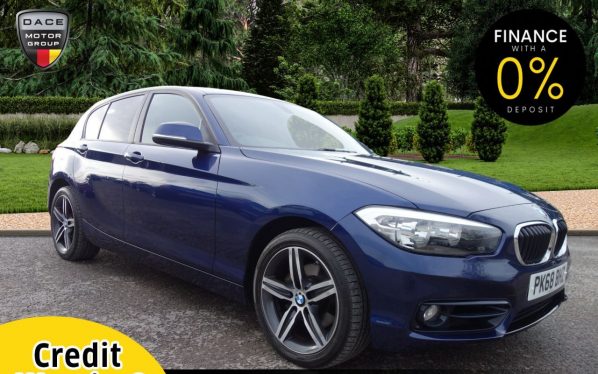Used 2018 BLUE BMW 1 SERIES Hatchback 2.0 120D SPORT 5d 188 BHP (reg. 2018-09-18) for sale in Stockport