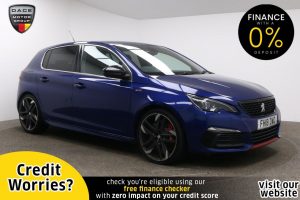 Used 2018 BLUE PEUGEOT 308 Hatchback 1.6 GTI THP S/S BY PS 5d 270 BHP (reg. 2018-07-30) for sale in Manchester