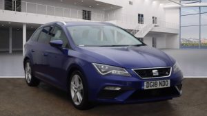 Used 2018 BLUE SEAT LEON Estate 1.4 TSI FR TECHNOLOGY 5d 124 BHP (reg. 2018-05-17) for sale in Stockport