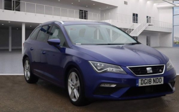 Used 2018 BLUE SEAT LEON Estate 1.4 TSI FR TECHNOLOGY 5d 124 BHP (reg. 2018-05-17) for sale in Stockport