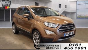 Used 2018 BRONZE FORD ECOSPORT Hatchback 1.5 TITANIUM TDCI 5d 99 BHP (reg. 2018-10-23) for sale in Wilmslow