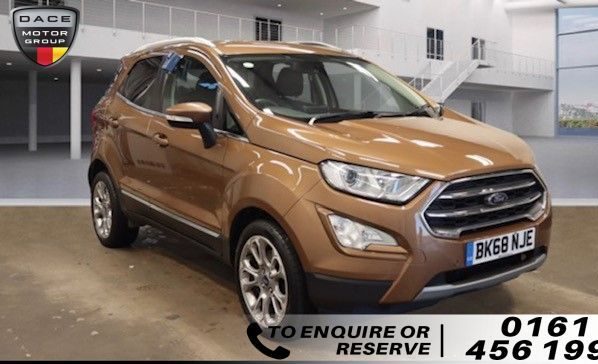 Used 2018 BRONZE FORD ECOSPORT Hatchback 1.5 TITANIUM TDCI 5d 99 BHP (reg. 2018-10-23) for sale in Wilmslow