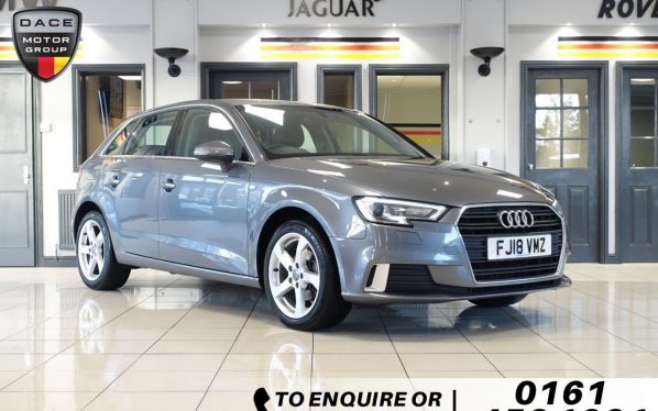 Used 2018 GREY AUDI A3 Hatchback 1.6 TDI SPORT 5d 114 BHP (reg. 2018-04-23) for sale in Wilmslow