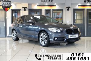 Used 2018 GREY BMW 1 SERIES Hatchback 1.5 118I SPORT 5d AUTO 134 BHP (reg. 2018-03-09) for sale in Wilmslow