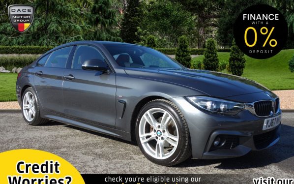 Used 2018 GREY BMW 4 SERIES GRAN COUPE Coupe 2.0 420D M SPORT GRAN COUPE 4d AUTO 188 BHP (reg. 2018-02-14) for sale in Stockport