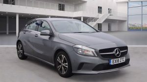 Used 2018 GREY MERCEDES-BENZ A-CLASS Hatchback 1.5 A 180 D SE EXECUTIVE 5d 107 BHP (reg. 2018-03-05) for sale in Stockport