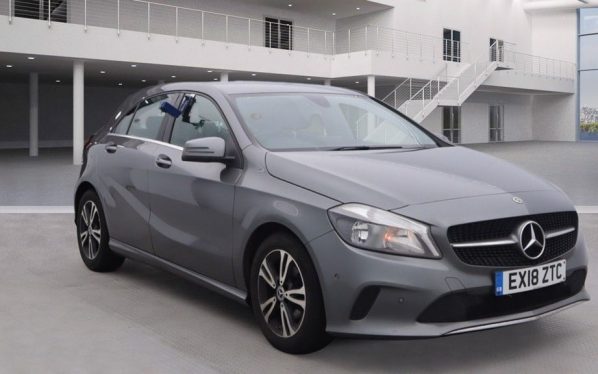 Used 2018 GREY MERCEDES-BENZ A-CLASS Hatchback 1.5 A 180 D SE EXECUTIVE 5d 107 BHP (reg. 2018-03-05) for sale in Stockport