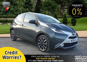 Used 2018 GREY TOYOTA AYGO Hatchback 1.0 VVT-I X-STYLE 5d 69 BHP (reg. 2018-03-07) for sale in Stockport