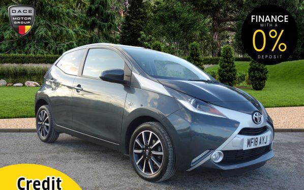 Used 2018 GREY TOYOTA AYGO Hatchback 1.0 VVT-I X-STYLE 5d 69 BHP (reg. 2018-03-07) for sale in Stockport