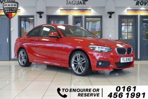 Used 2018 RED BMW 2 SERIES Coupe 220D XDRIVE M SPORT AUTO (reg. 2018-08-30) for sale in Wilmslow