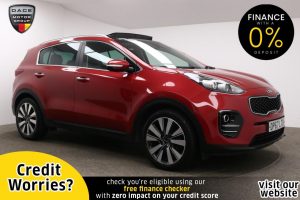 Used 2018 RED KIA SPORTAGE Estate 1.7 CRDI 3 ISG 5d 114 BHP (reg. 2018-02-08) for sale in Manchester