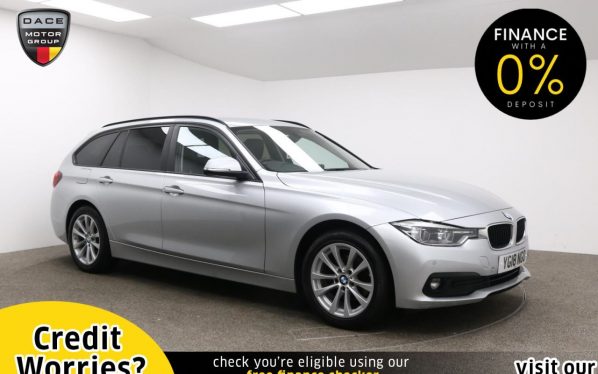 Used 2018 SILVER BMW 3 SERIES Estate 2.0 318D SE TOURING 5d AUTO 148 BHP (reg. 2018-03-07) for sale in Manchester