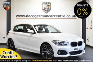 Used 2018 WHITE BMW 1 SERIES Hatchback 1.5 116D M SPORT 5DR AUTO 114 BHP (reg. 2018-12-28) for sale in Altrincham