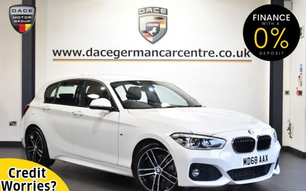 Used 2018 WHITE BMW 1 SERIES Hatchback 1.5 116D M SPORT 5DR AUTO 114 BHP (reg. 2018-12-28) for sale in Altrincham