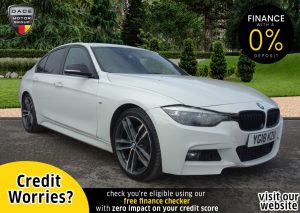 Used 2018 WHITE BMW 3 SERIES Saloon 2.0 320I M SPORT SHADOW EDITION 4d 181 BHP (reg. 2018-03-15) for sale in Stockport