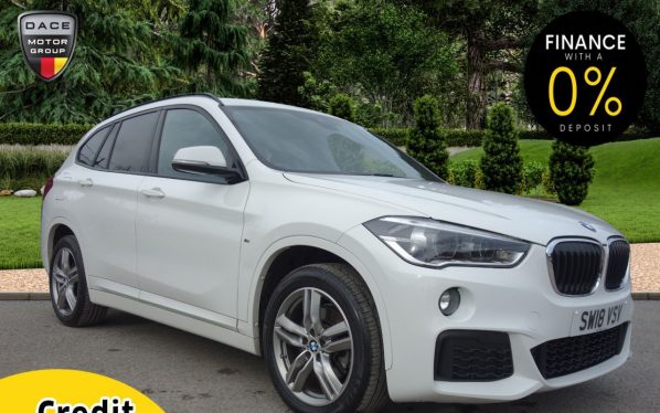 Used 2018 WHITE BMW X1 4x4 2.0 XDRIVE20D M SPORT 5d AUTO 188 BHP (reg. 2018-08-07) for sale in Stockport