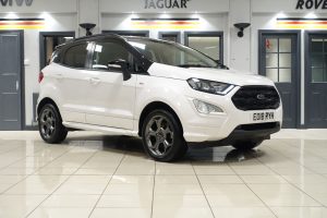 Used 2018 WHITE FORD ECOSPORT SUV 1.5 ST-LINE TDCI 5d 99 BHP (reg. 2018-03-29) for sale in Wilmslow