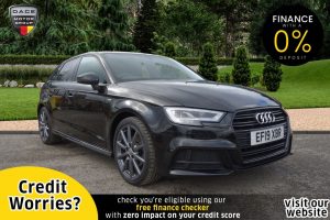 Used 2019 BLACK AUDI A3 Hatchback 1.0 SPORTBACK TFSI BLACK EDITION 5d 114 BHP (reg. 2019-05-21) for sale in Stockport