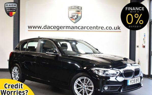 Used 2019 BLACK BMW 1 SERIES Hatchback 1.5 118I SE BUSINESS 5DR AUTO 134 BHP (reg. 2019-03-31) for sale in Altrincham