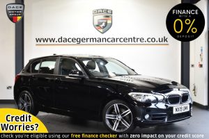 Used 2019 BLACK BMW 1 SERIES Hatchback 1.5 118I SPORT 5DR 134 BHP (reg. 2019-03-12) for sale in Altrincham