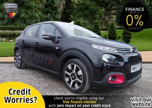 Used 2019 BLACK CITROEN C3 Hatchback 1.2 PURETECH ELLE 5d 82 BHP (reg. 2019-02-27) for sale in Stockport