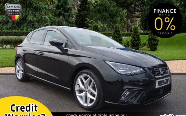 Used 2019 BLACK SEAT IBIZA Hatchback 1.0 MPI FR 5d 80 BHP (reg. 2019-08-21) for sale in Stockport