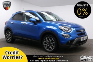Used 2019 BLUE FIAT 500X Hatchback 1.0 CROSS PLUS 5d 118 BHP (reg. 2019-02-16) for sale in Manchester