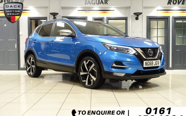 Used 2019 BLUE NISSAN QASHQAI SUV 1.5 DCI TEKNA PLUS 5d 114 BHP (reg. 2019-02-21) for sale in Wilmslow