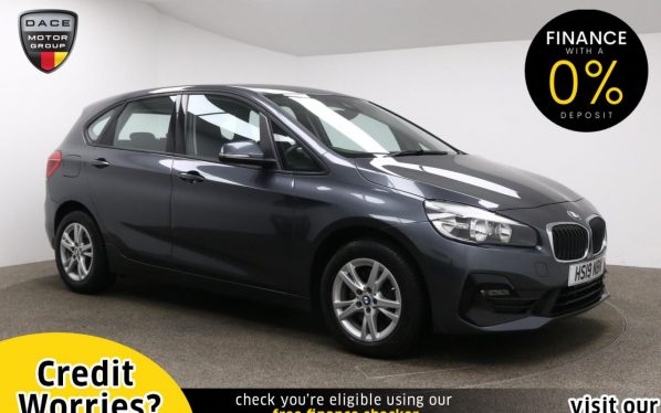 Used 2019 GREY BMW 2 SERIES Hatchback 2.0 220D XDRIVE SE ACTIVE TOURER 5d AUTO 188 BHP (reg. 2019-06-21) for sale in Manchester