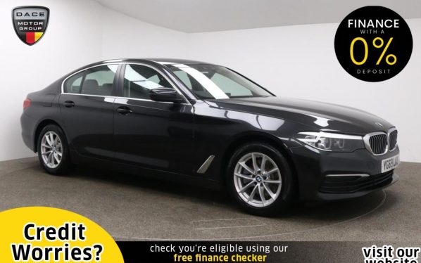 Used 2019 GREY BMW 5 SERIES Saloon 2.0 520D SE 4d AUTO 188 BHP (reg. 2019-09-05) for sale in Manchester